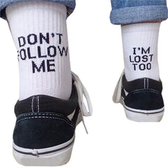 Don't Follow Me Socks