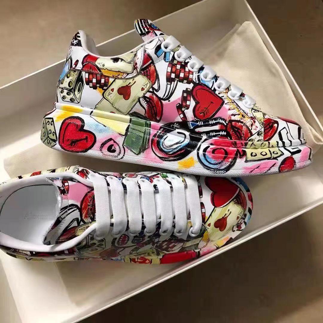 Graffiti Soft Platform Sneakers