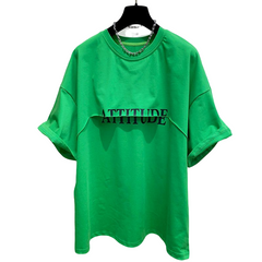 Attitude Short-Sleeve Loose T-Shirt