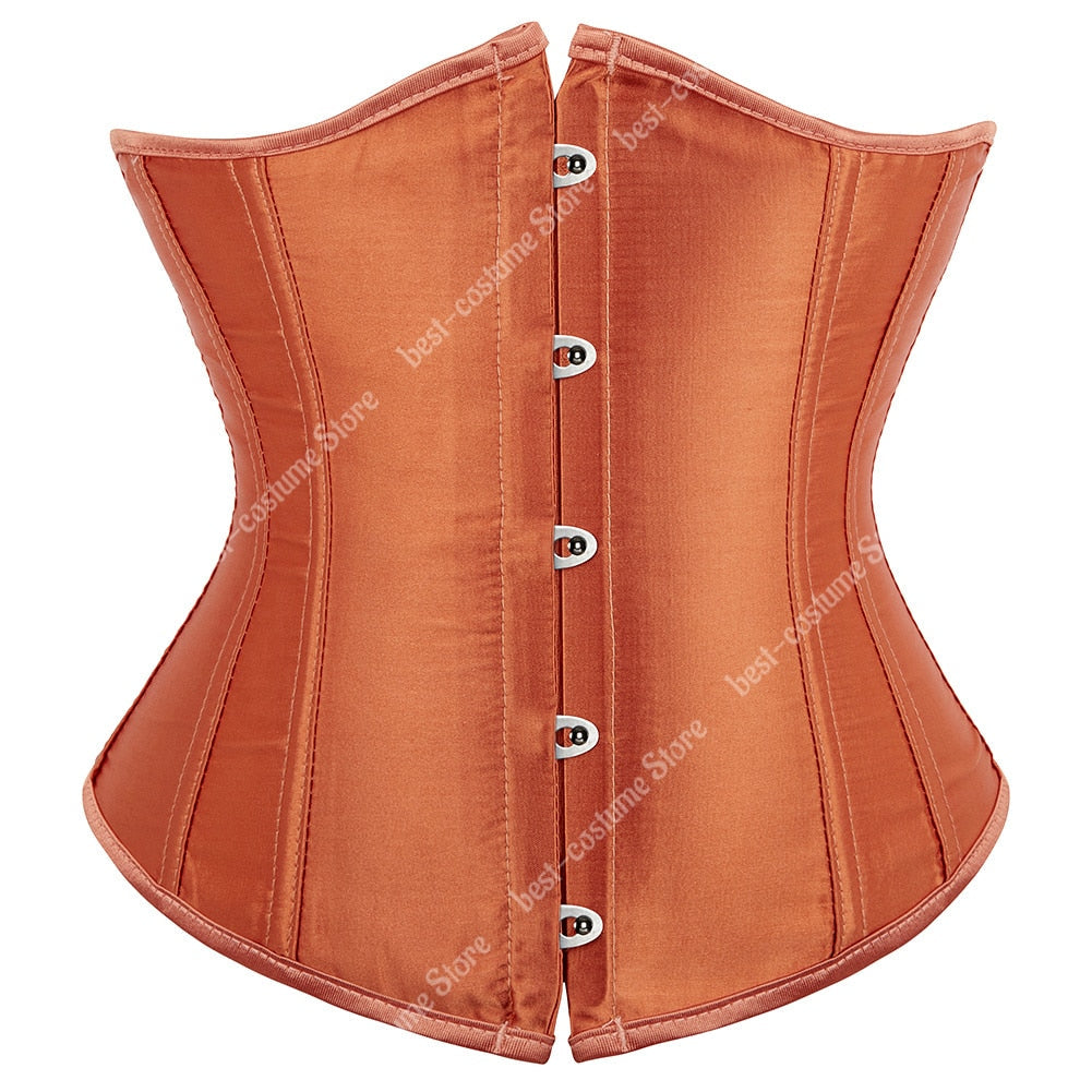 Underbust Lace-up Steampunk Corset