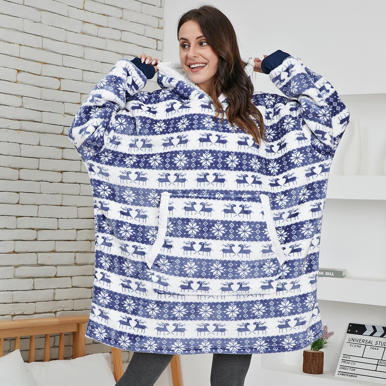 Oversize Warm Blanket Hoodie