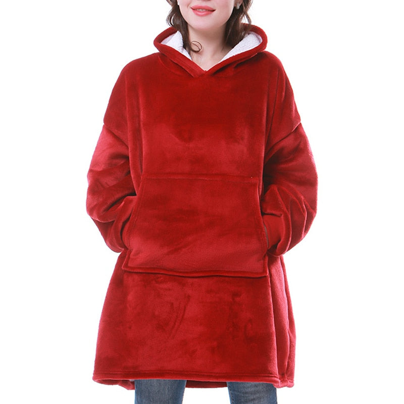 Oversize Warm Blanket Hoodie