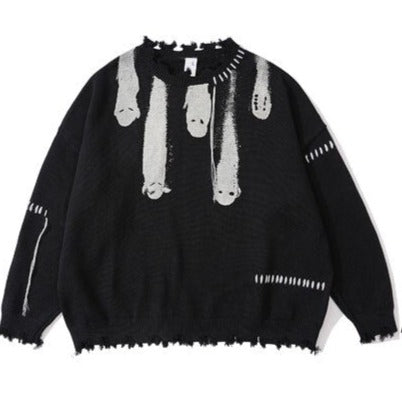 Ghost Gothic Knitted Sweaters