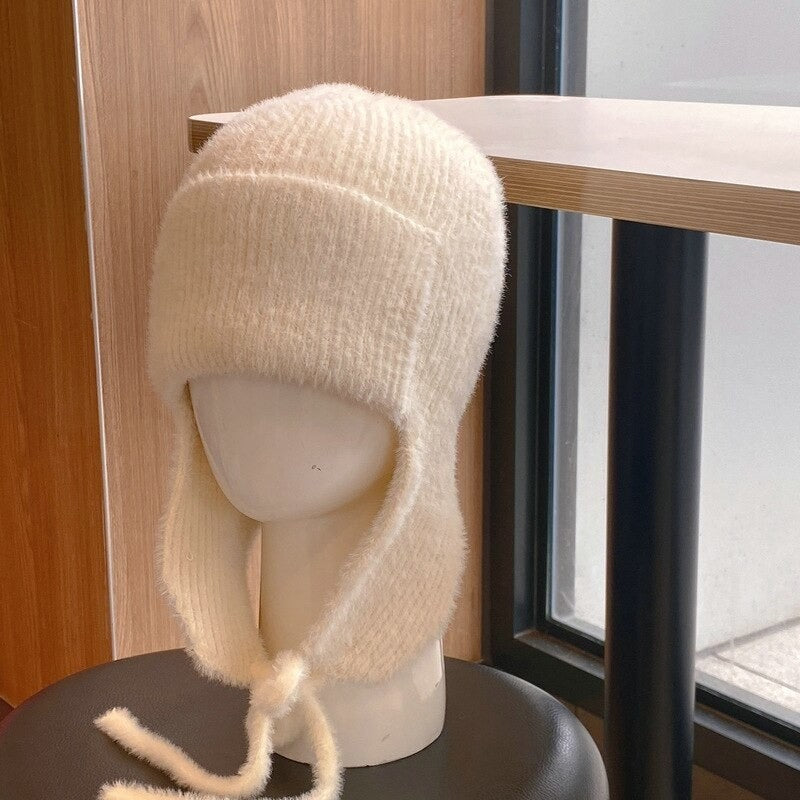 Soft Solid Color Knitted Beanie