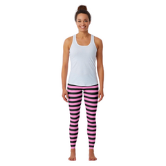 Stripes High Waist Sport Ankle Legging