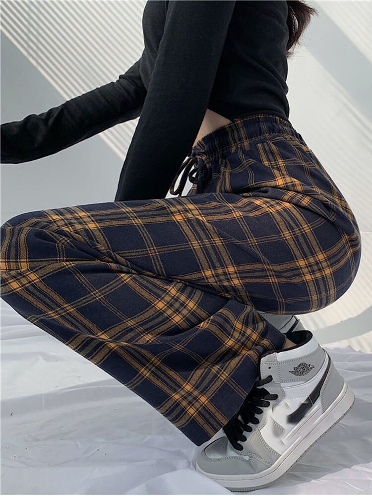 Vintage Plaid Pants