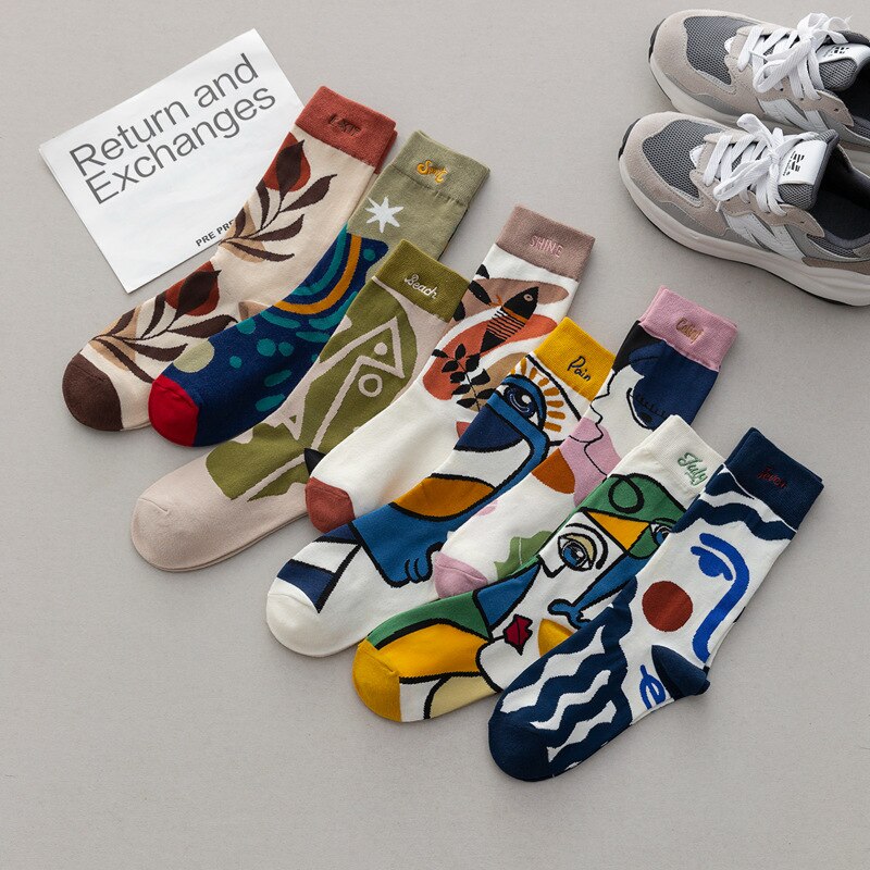 Personality tide socks