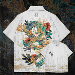 Dragon Loose Short Sleeve Shirt