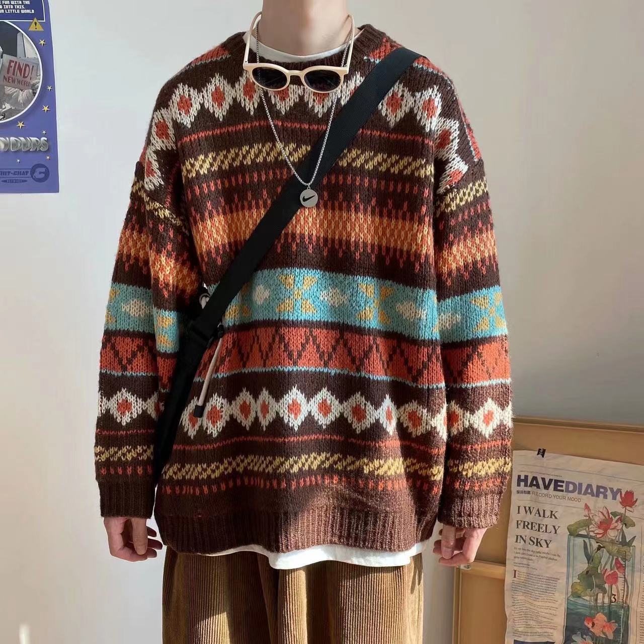 Long Oversize Knitted Sweater