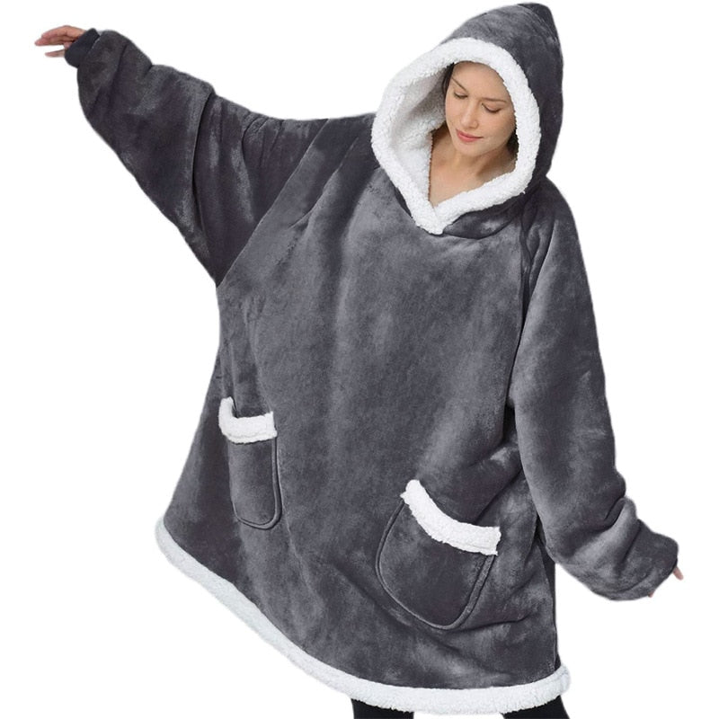 Oversize Warm Blanket Hoodie