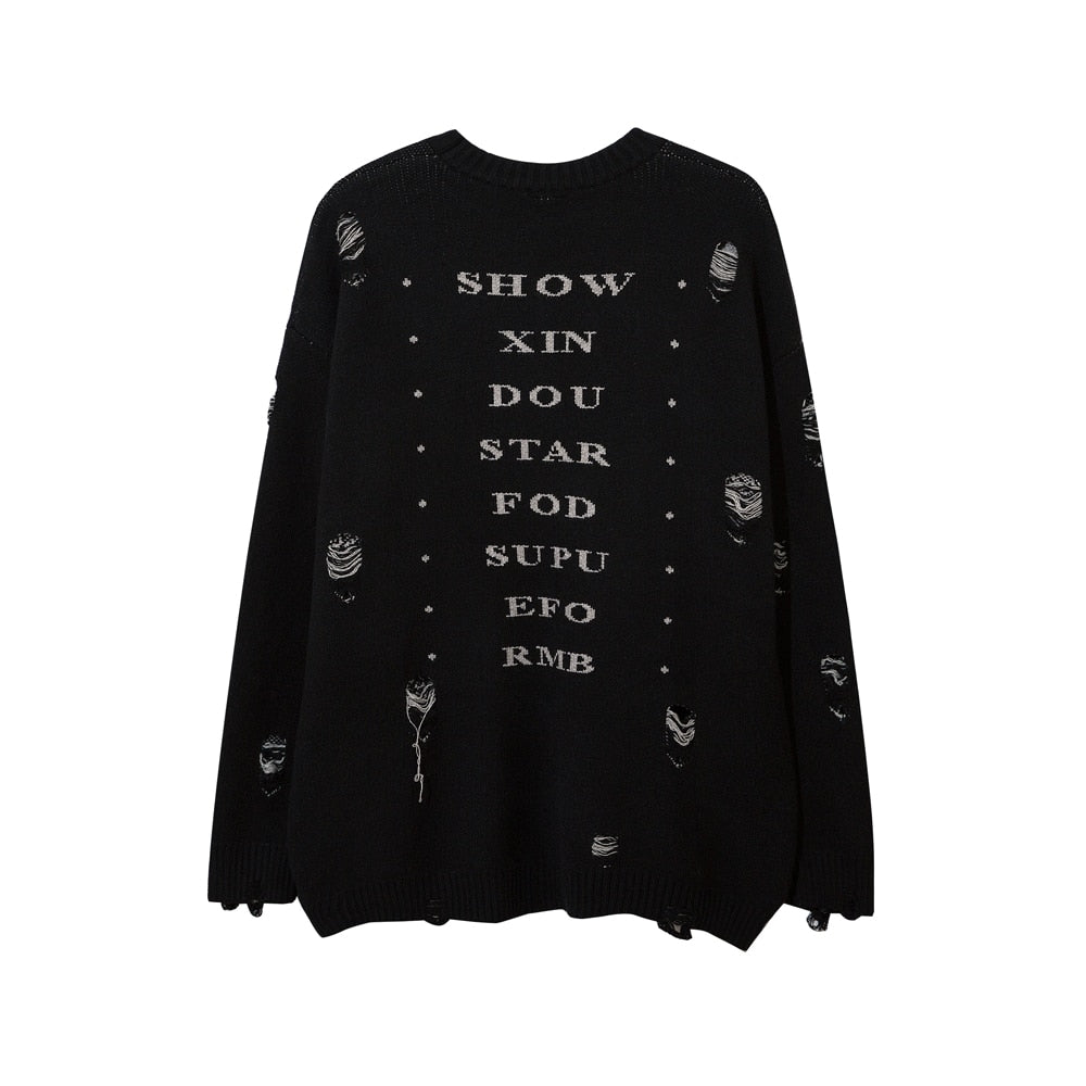 Tattered Show Xin Dou Sweater