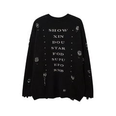 Tattered Show Xin Dou Sweater