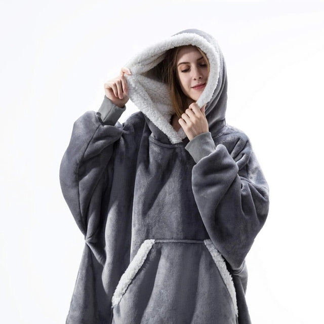 Oversize Warm Blanket Hoodie