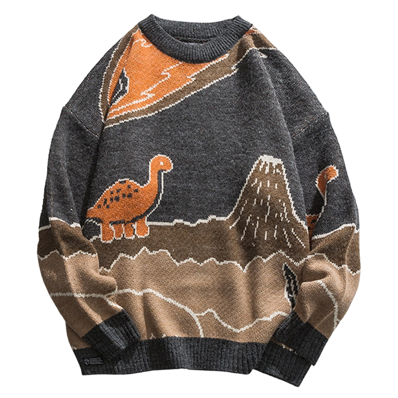 Little Dinosaur Knitted Sweater