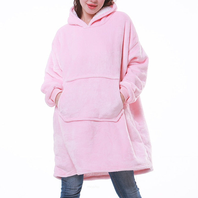 Oversize Warm Blanket Hoodie