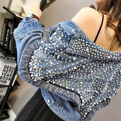 Punk Tassel Denim Jacket