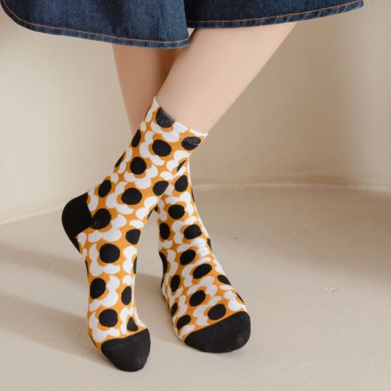 Vintage Print Socks