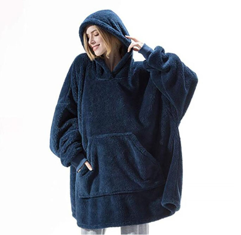 warm oversized winter hoodie