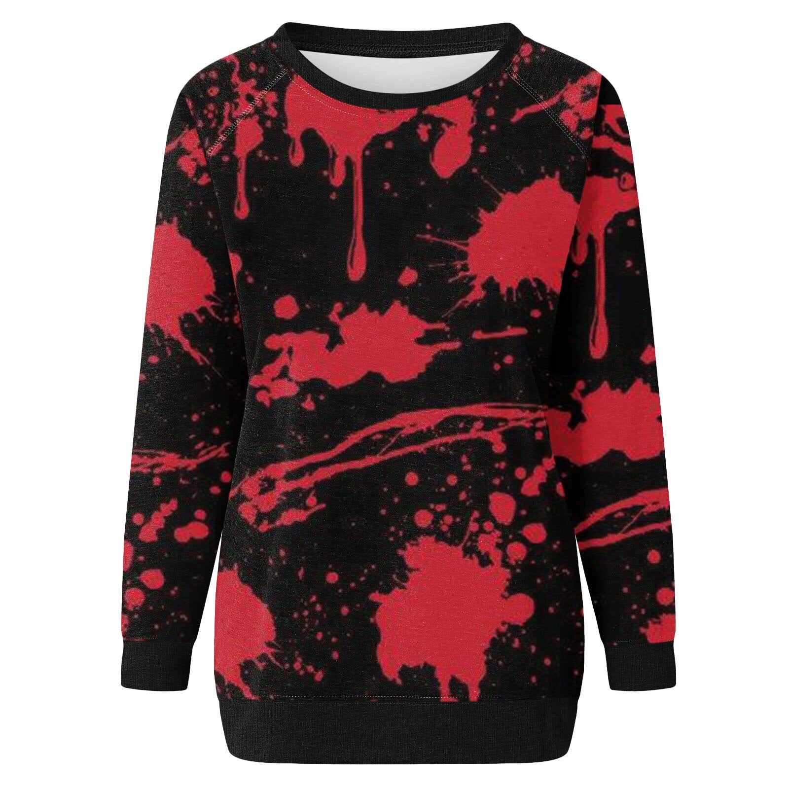 Halloween Print Long Sleeve Sweatshirt