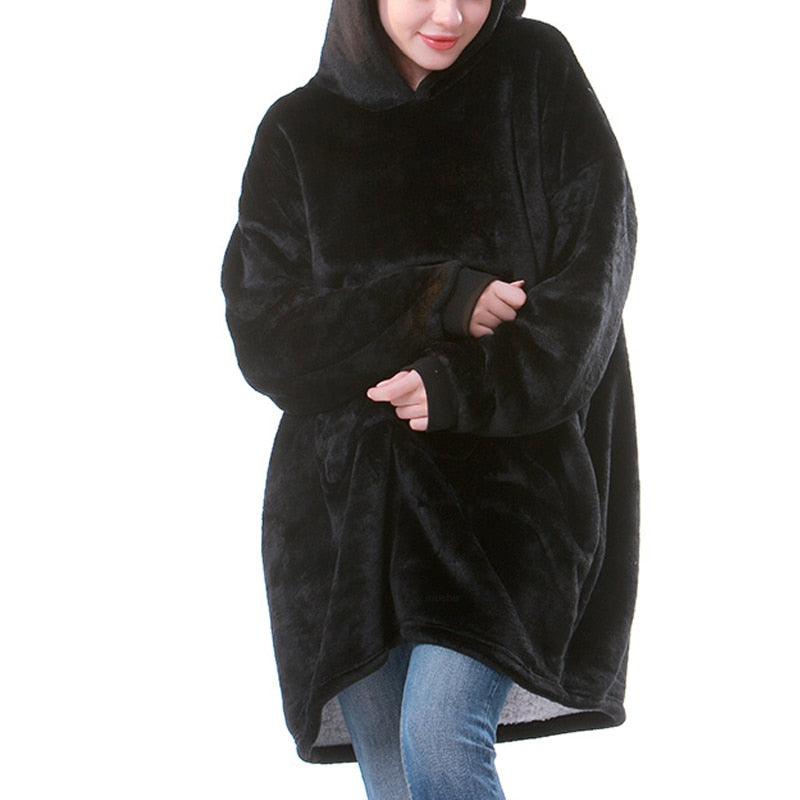 Oversize Warm Blanket Hoodie