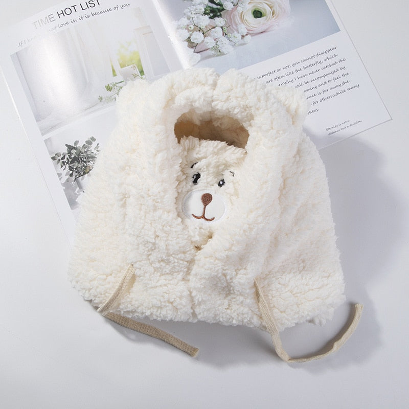 Cute Bear Winter Warm Balaclava