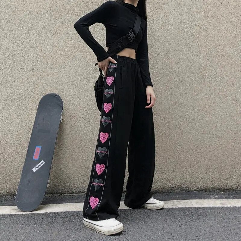 Wide Leg Korean Harajuku Trousers Pants