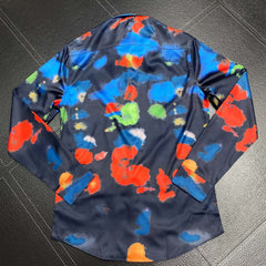 Colorful Print Long Sleeve Anti-Wrinke Shirt