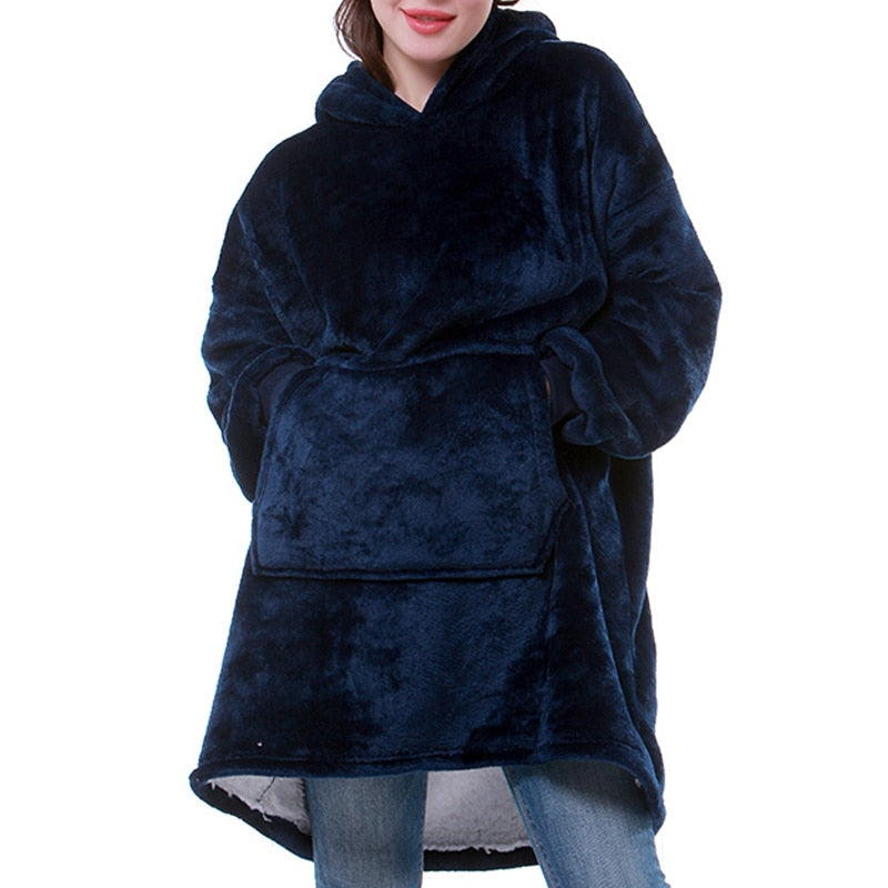 Oversize Warm Blanket Hoodie