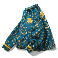 Bestuff Flower Bird Embroidered Jacket