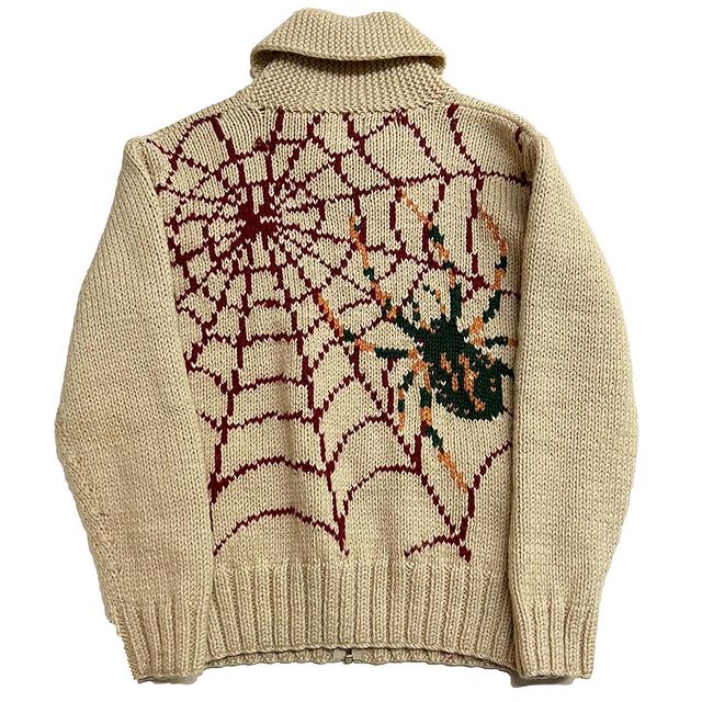 Spider Web Oversize Knitted Sweater