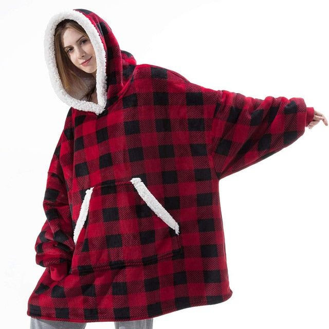 Oversize Warm Blanket Hoodie