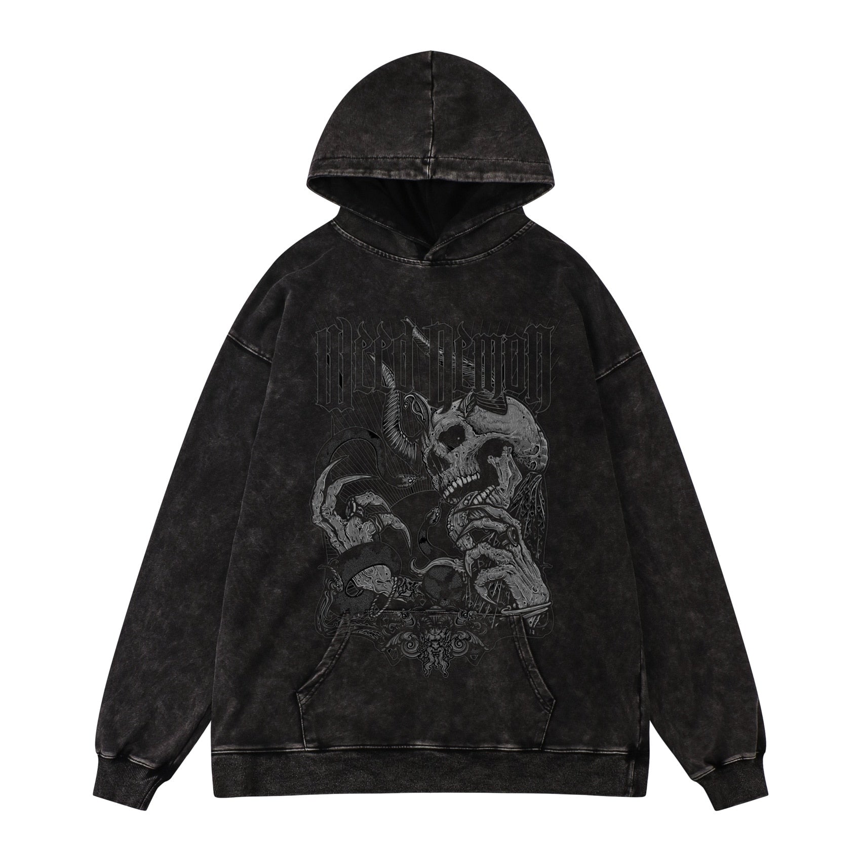 Black Banger Skulls Hoodie