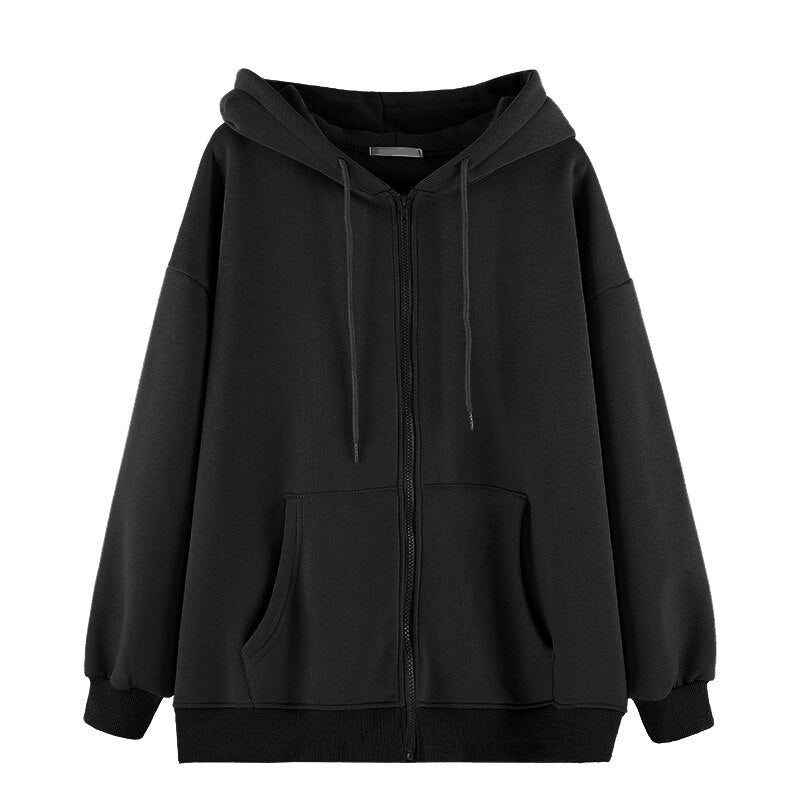 Society Goth Printed Oversized Hoodie