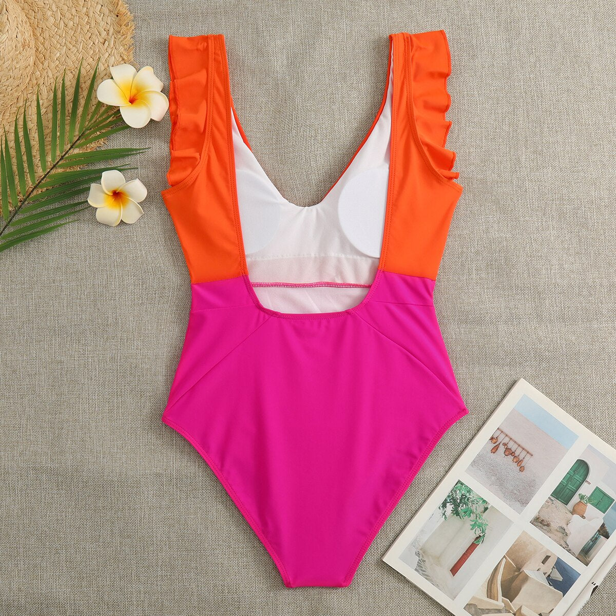 Ruffle One-Piece Swimsuit