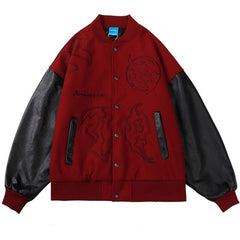 Tribal Embroidered Baseball Jackets