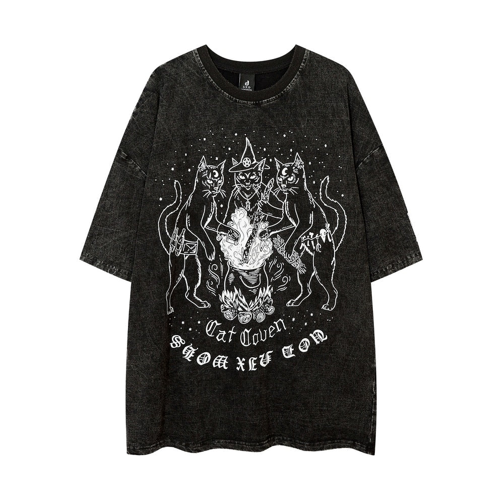 Cat Coven Show Xie Dou T-shirt