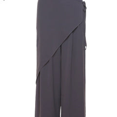 Solid Color Loose Breathable Straight Pants