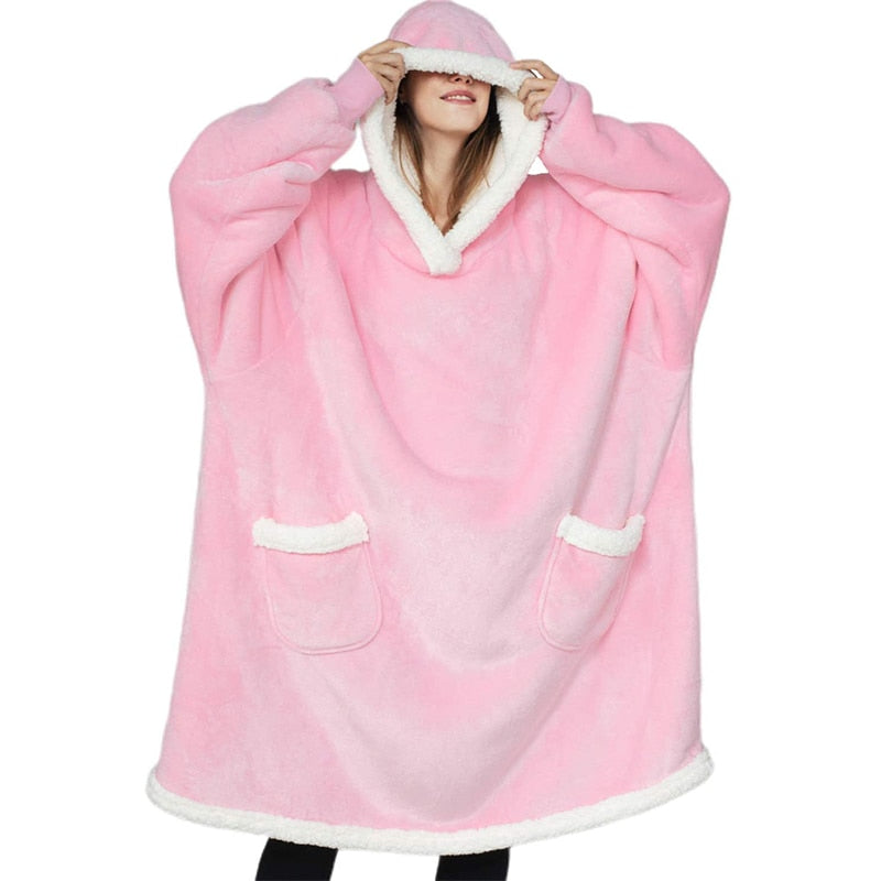 Oversize Warm Blanket Hoodie