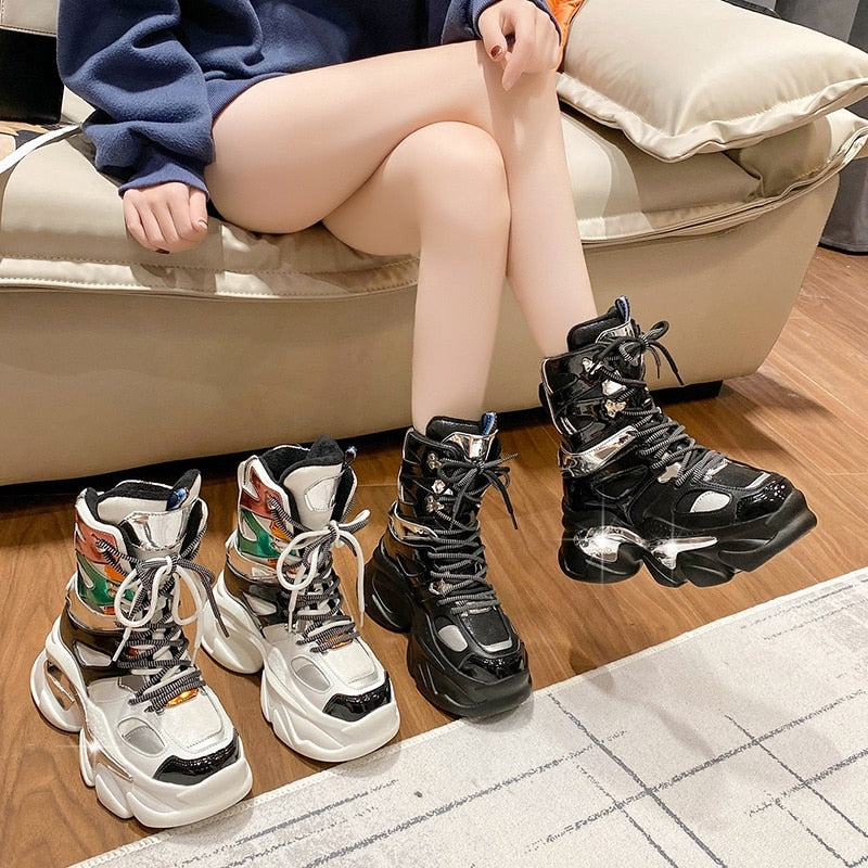 Chrome Colors Soft Platform Boots