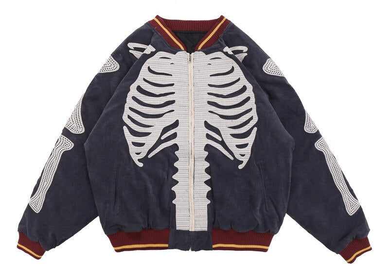 Skeleton bomber jacket