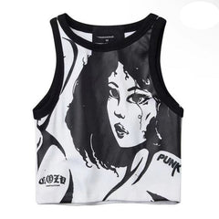 Y2k Doll Anime Tank Top