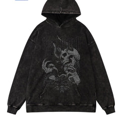 Black Banger Skulls Hoodie