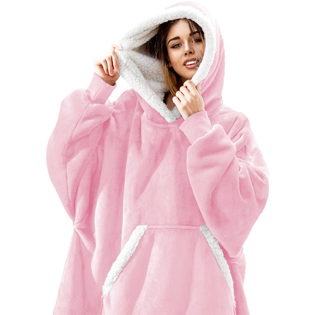 Oversize Warm Blanket Hoodie