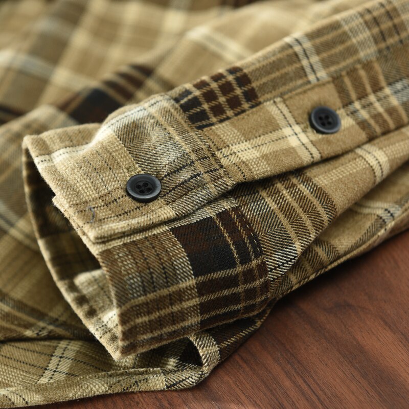 Plaid Pattern Long Sleeve Shirt