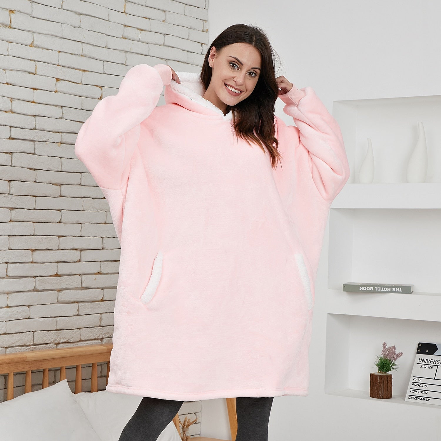 Oversize Warm Blanket Hoodie