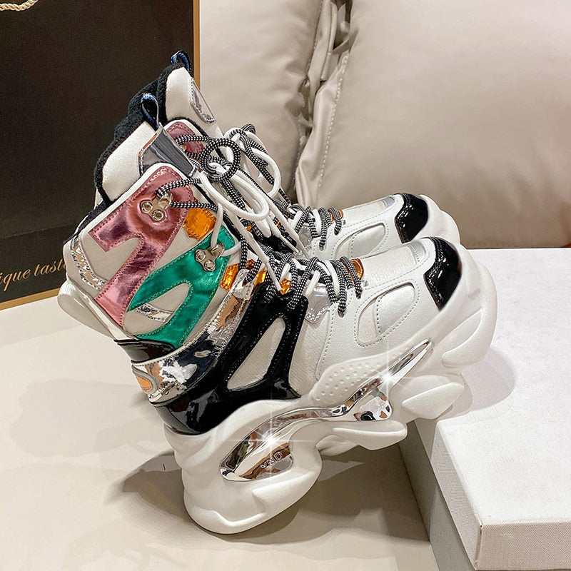 Chrome Colors Soft Platform Boots