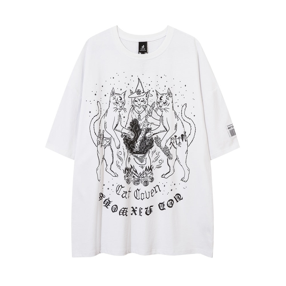 Cat Coven Show Xie Dou T-shirt