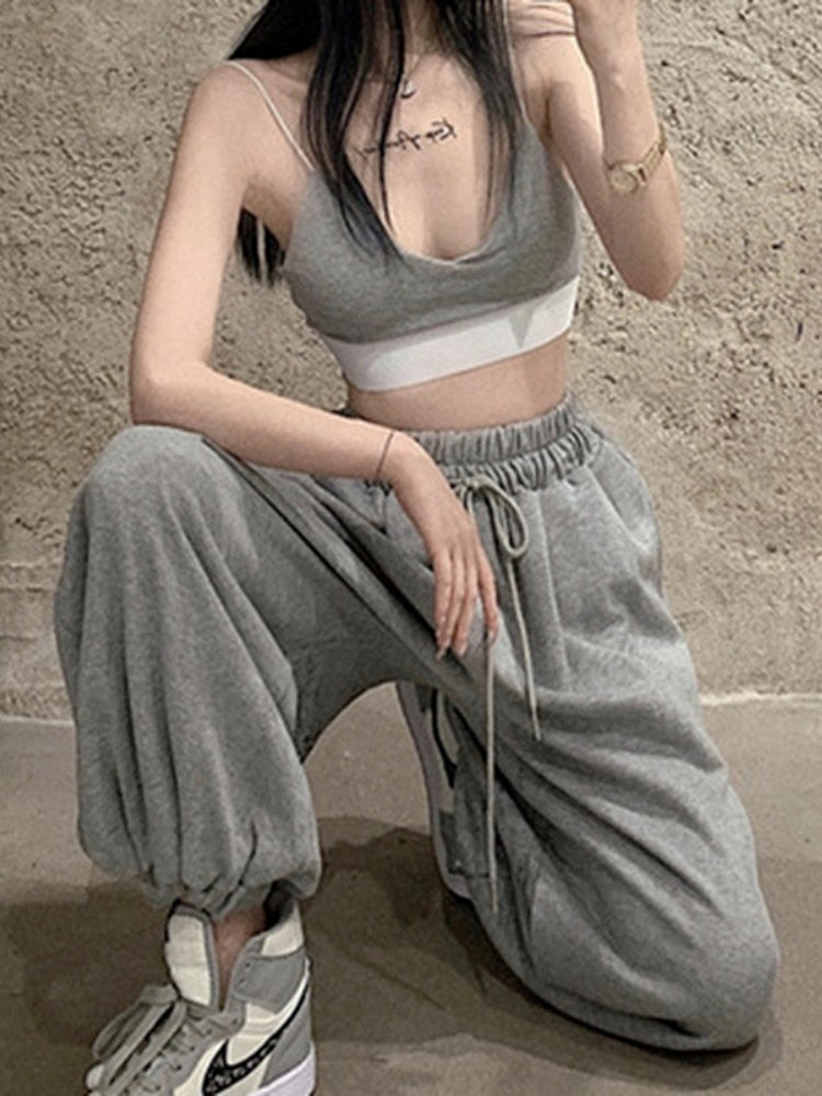 Plain Oversized Jogger Pants