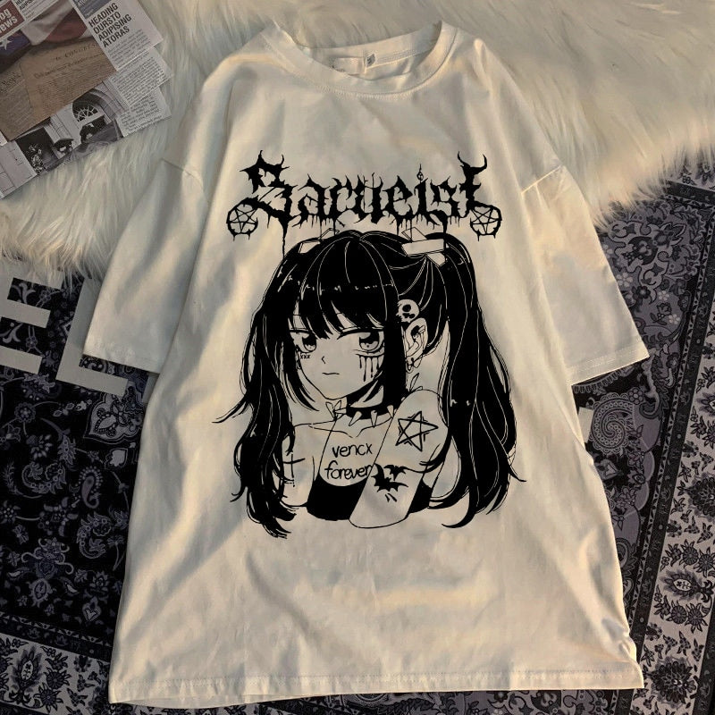 Vencx Forever Anime Aesthetic T-shirt