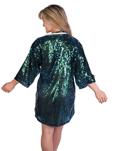 Bon Jour Sequin Mid-length Oversize Dress